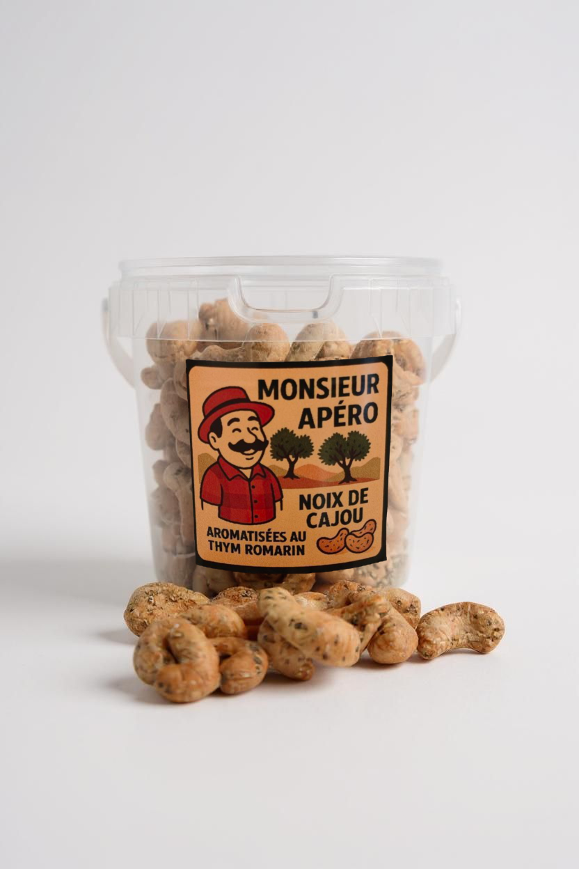 Noix de Cajou aromatisées Thym Romarin