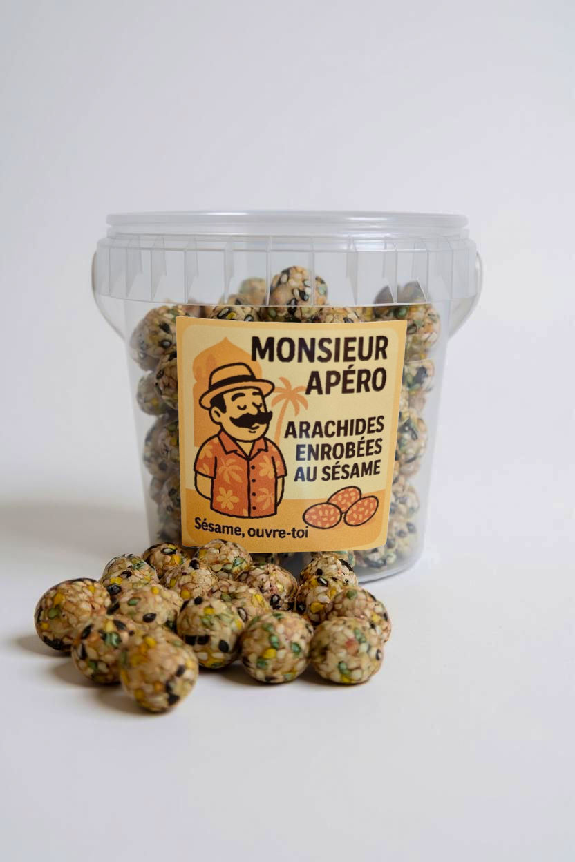 Arachides enrobées au Sésame