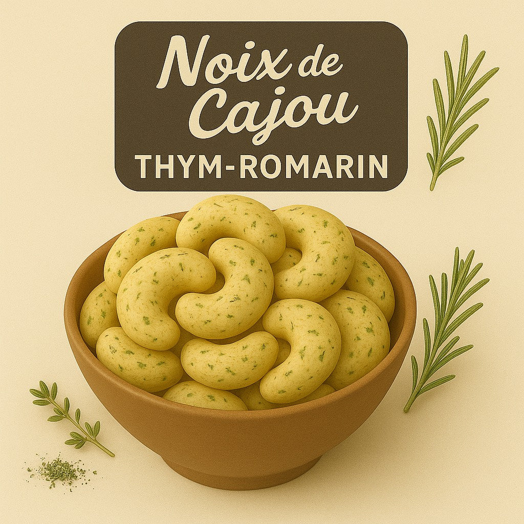 Noix de Cajou aromatisées Thym Romarin