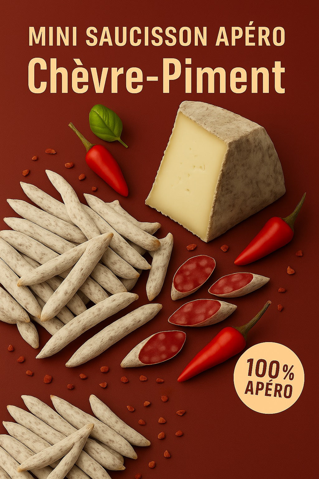 Stick Chèvre Piment d'Espelette