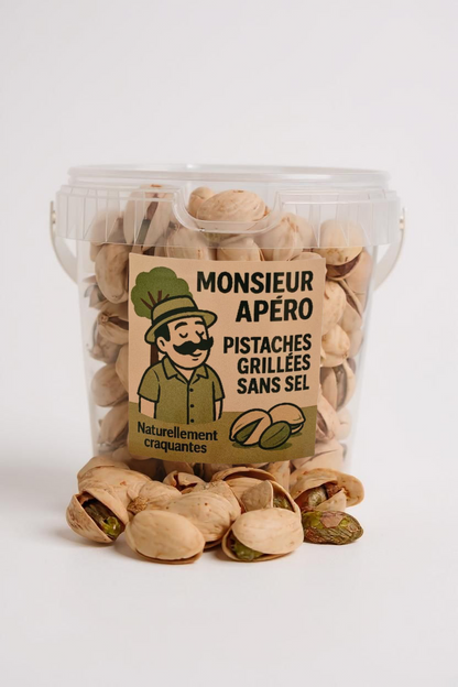 Pistaches grillées sans sel