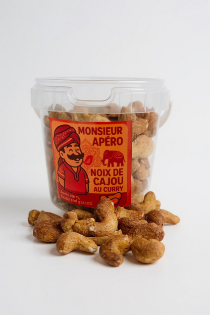 Noix de Cajou aromatisées au Curry