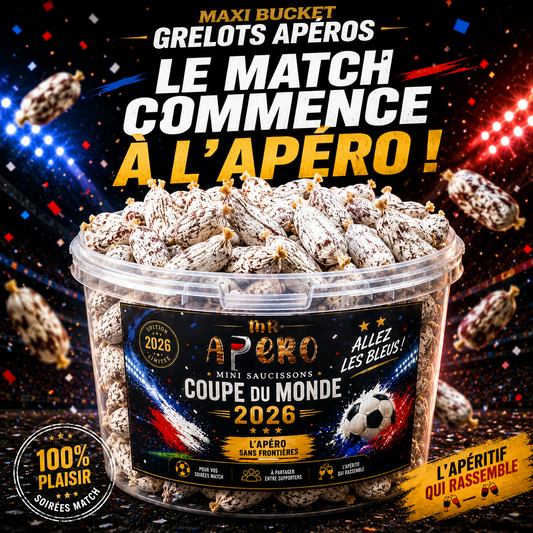 BUCKET GRELOTS NATURE 1,500KG SPÉCIAL COUPE DU MONDE