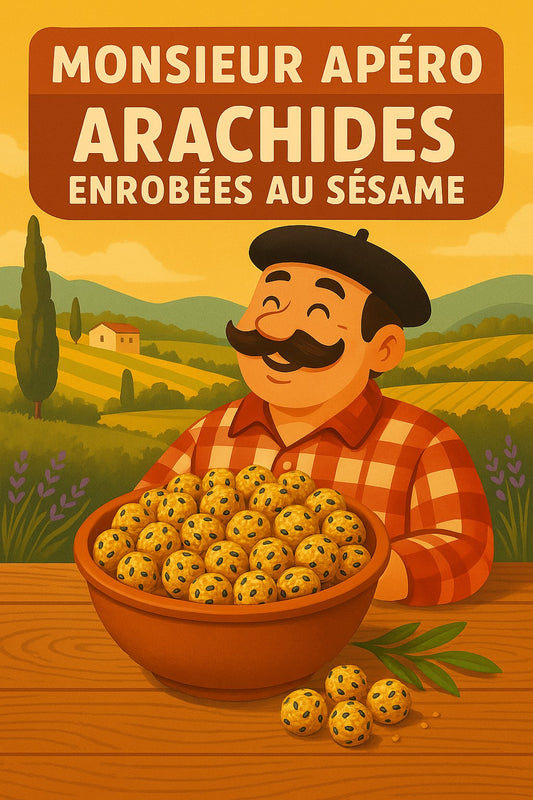 Arachides enrobées au Sésame