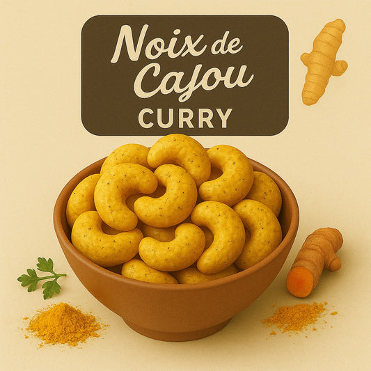 Noix de Cajou aromatisées au Curry