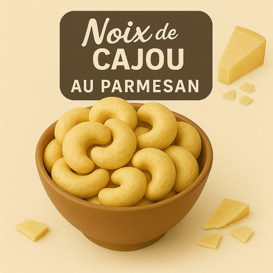 Noix de Cajou aromatisées au Parmesan