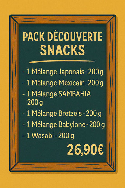 Pack Découverte SNACKS