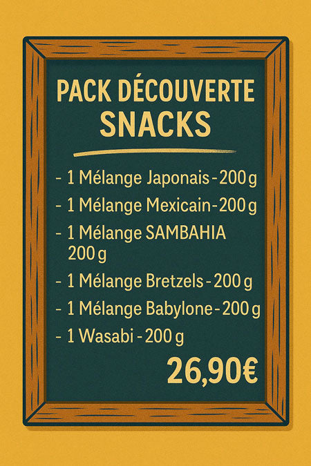 Pack Découverte SNACKS
