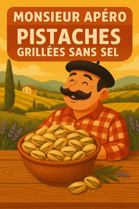 Pistaches grillées sans sel
