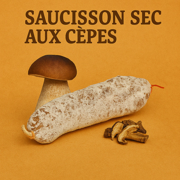 Saucisson aux Cèpes